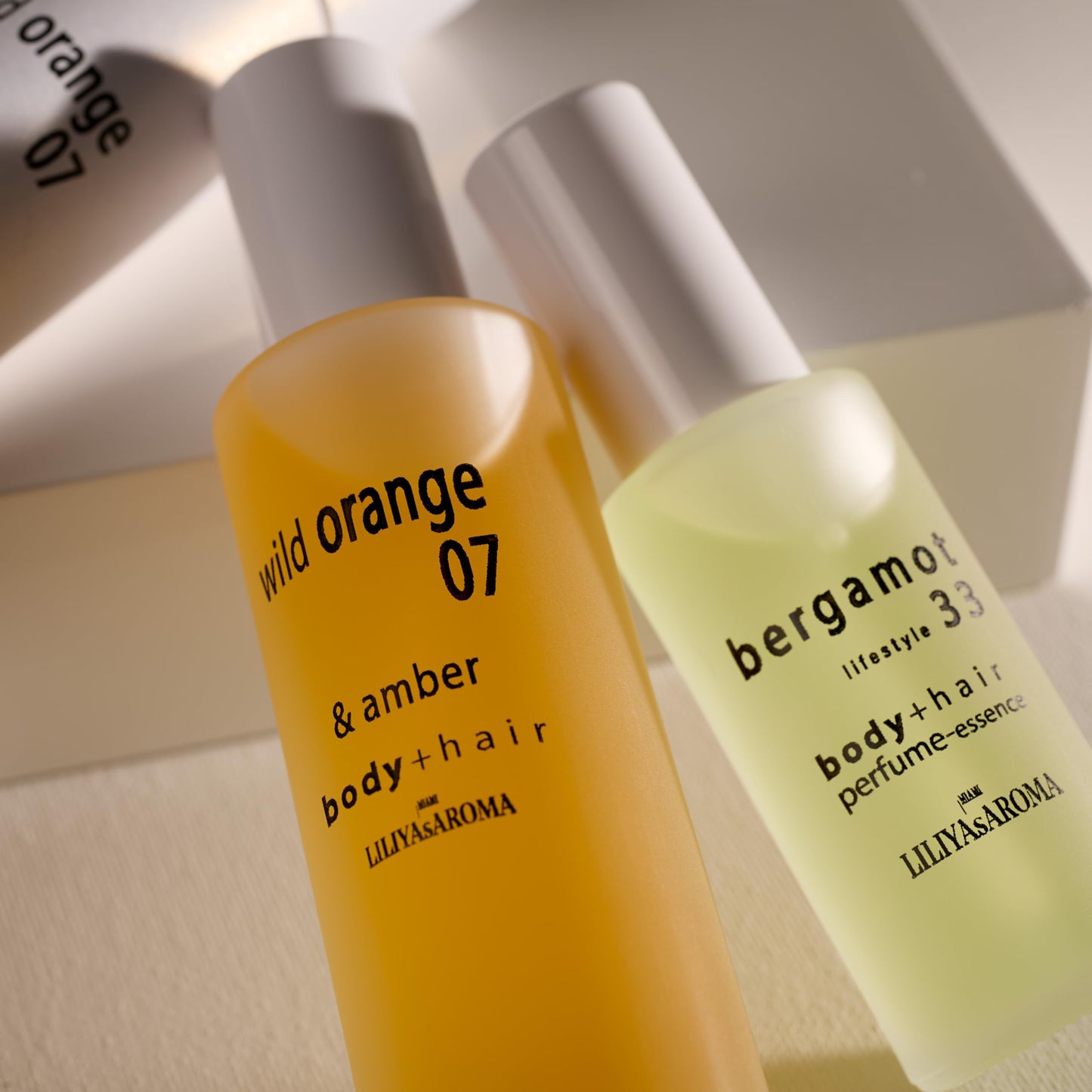 Liliya's Aroma Bergamot 33 Essence-Perfume for body and hair mist | Calabrian Bergamot | Pink Grapefruit | Vetiver Essential Oils | Gourmand Scent | Vegan 1.8 Fl Oz