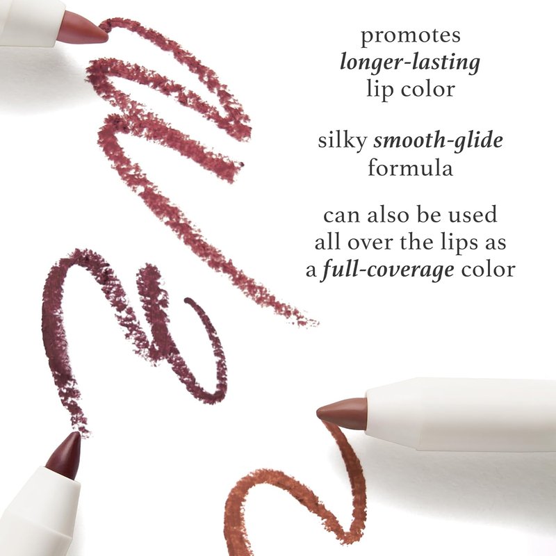 Julep Tinted Lip Balm & Retractable Lip Liner Set - Almond Nude | Long-Lasting Creamy Formula