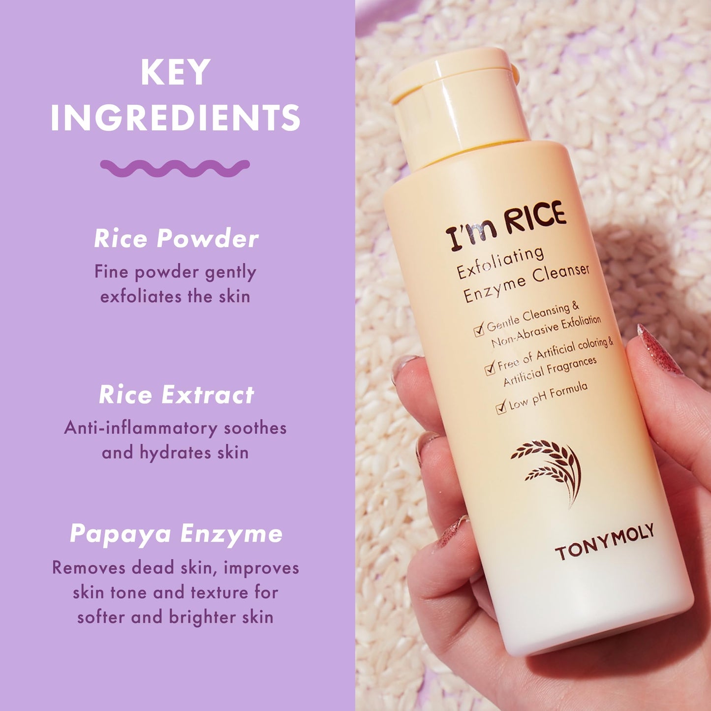 TONYMOLY I’m Rice Makeup Melting Cleansing Oil and the I’m Rice Daily Foaming Cleanser Bundle