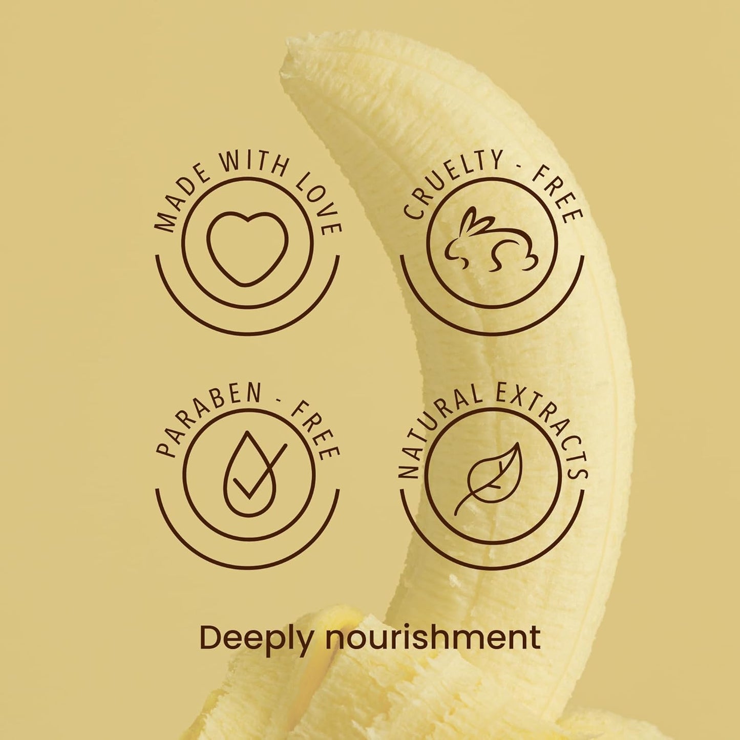 Banana Hair Care Duo Set - Moisturizing Shampoo & Nourishing Conditioner for Dry, Damaged Hair | Natural Fruit-Infused Hydration