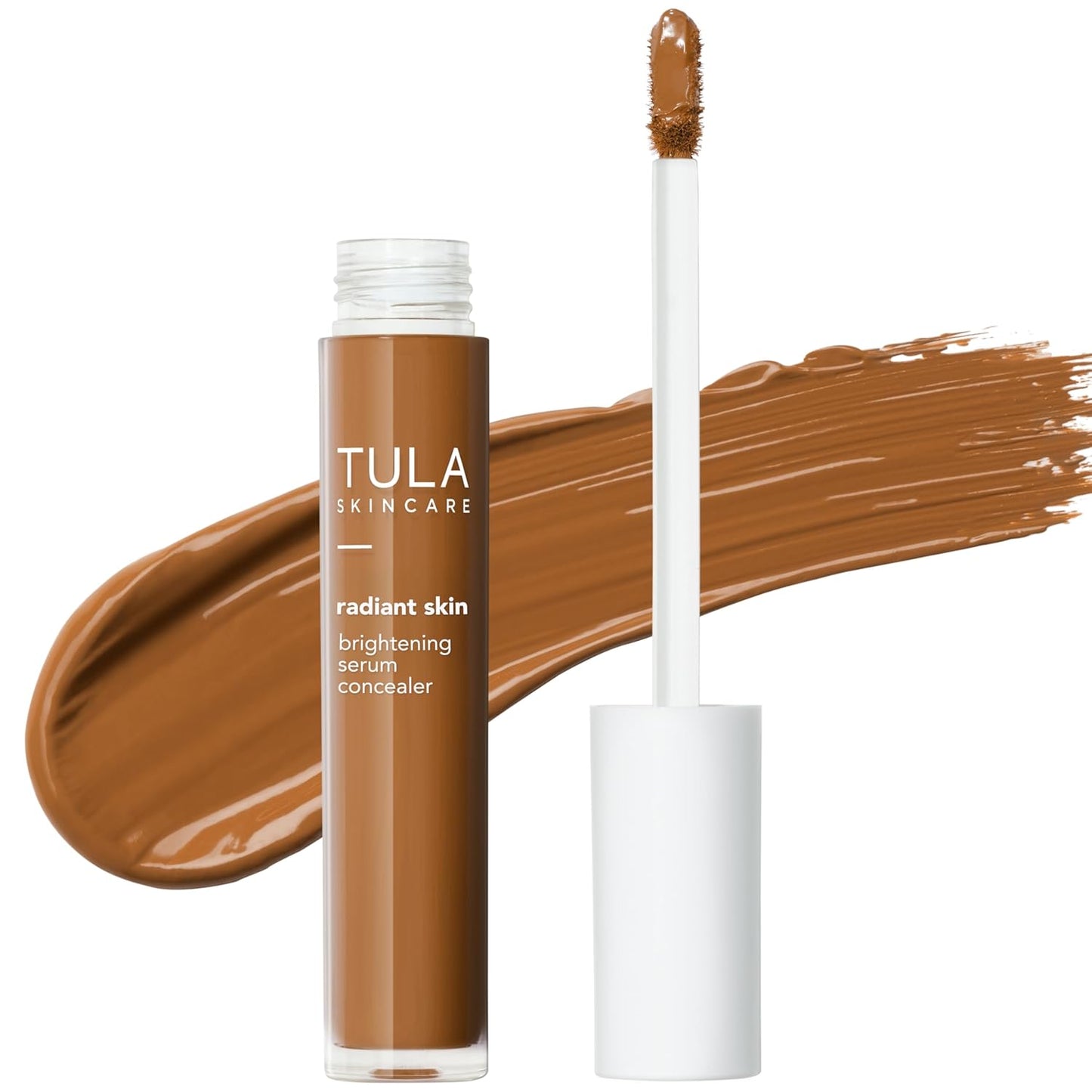 TULA Radiant Skin Brightening Serum Concealer - Conceals Dark Circles & Discoloration | Longwearing & Crease-Resistant | 0.18 fl oz