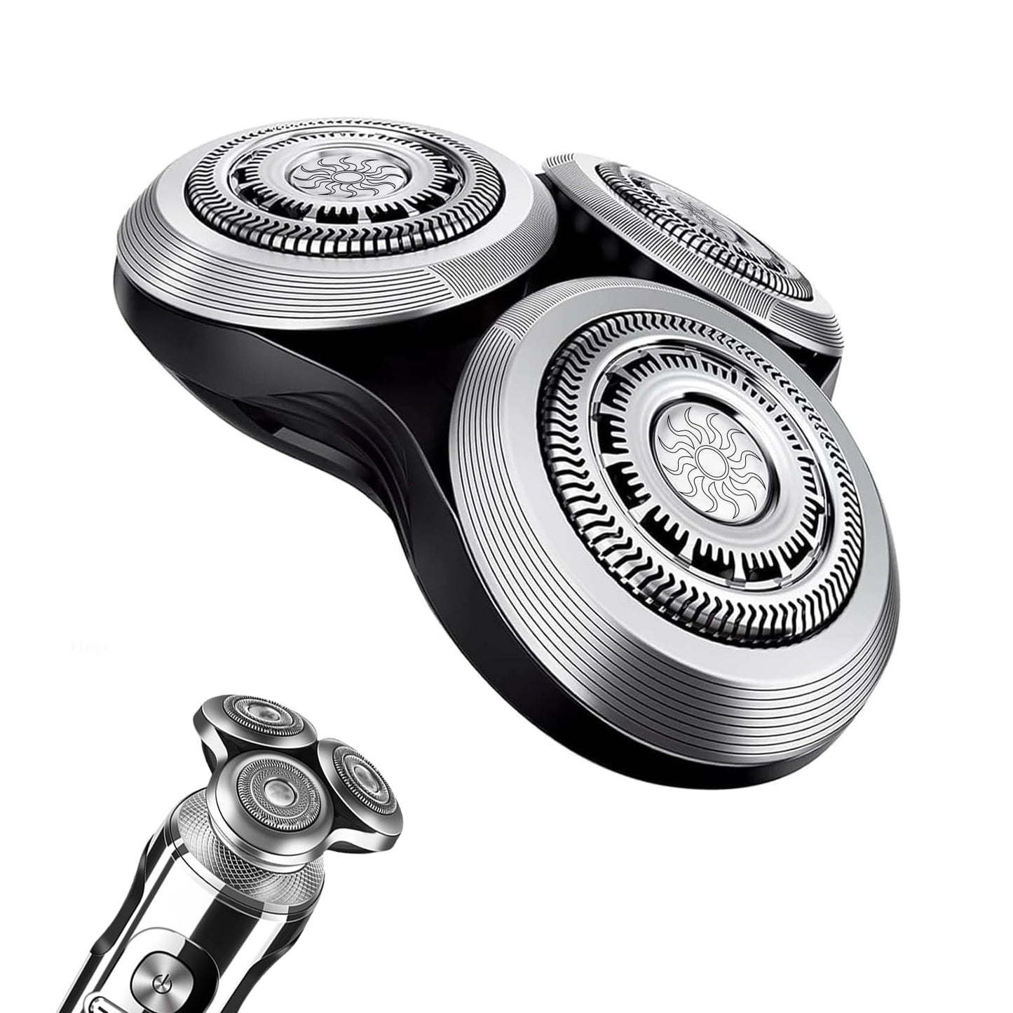 New Silvery SH90/80/70 One Blade Replacement Heads Compatible with Philips Norelco S9000/8000/7000 ，Fit for 9XXX,7310,7340,7530,7740,7880, 7950 etc (Silvery)