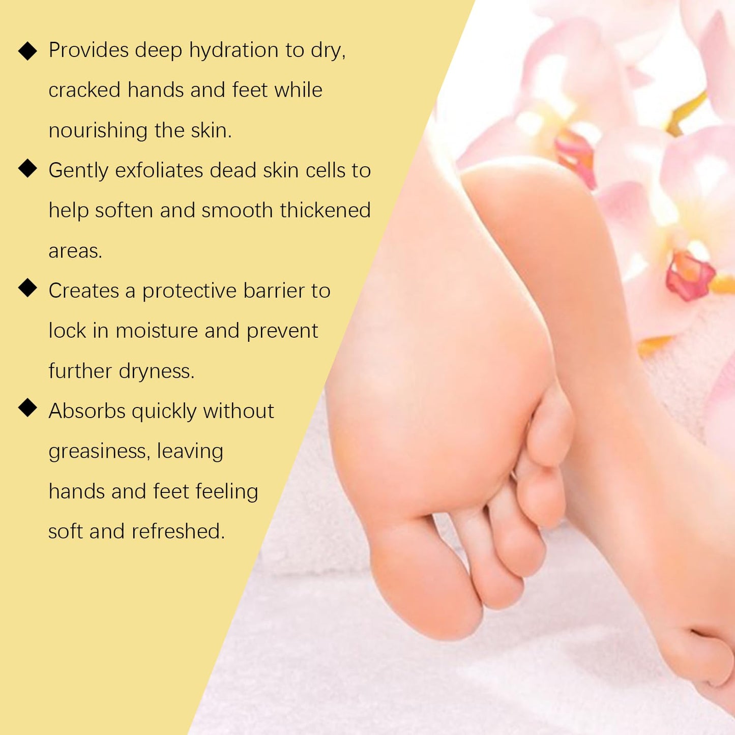 Crack Feet Prevention Stick, Heel Cream For Dry Cracked Feet, Foot Care Cream Moisturizing Foot Balm, Remove Dead Skin And Softening Dry Skin (Pink+Blue)