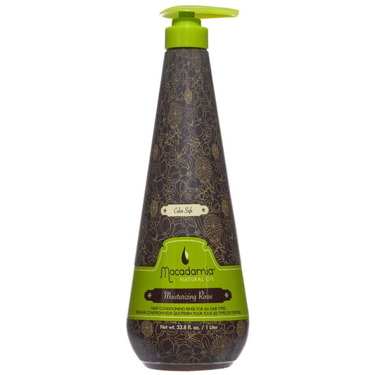 Macadamia Natural Oil Moisturizing Rinse – Hydrating Argan Conditioner for Damaged Hair Care, Sulfate-Free & Paraben-Free, 33.8 fl oz