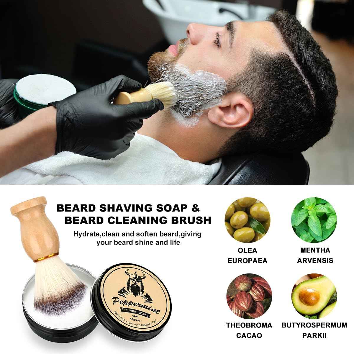 Beard Care Kit Gifts for Men, 9 Pcs Beard Grooming Kit, Beard Club Kit is a Unique Men's Gifts for Dad Husband Boyfriend, Father's Day Anniversary Birthday Wedding Christmas Gift Ideas for Him Boss