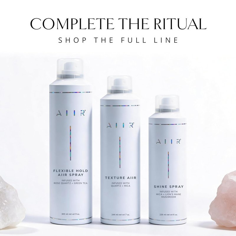 AIIR Shine Spray - Smoothing Gloss Spray for Sleek Hair | Humidity & Frizz Control, 6 oz
