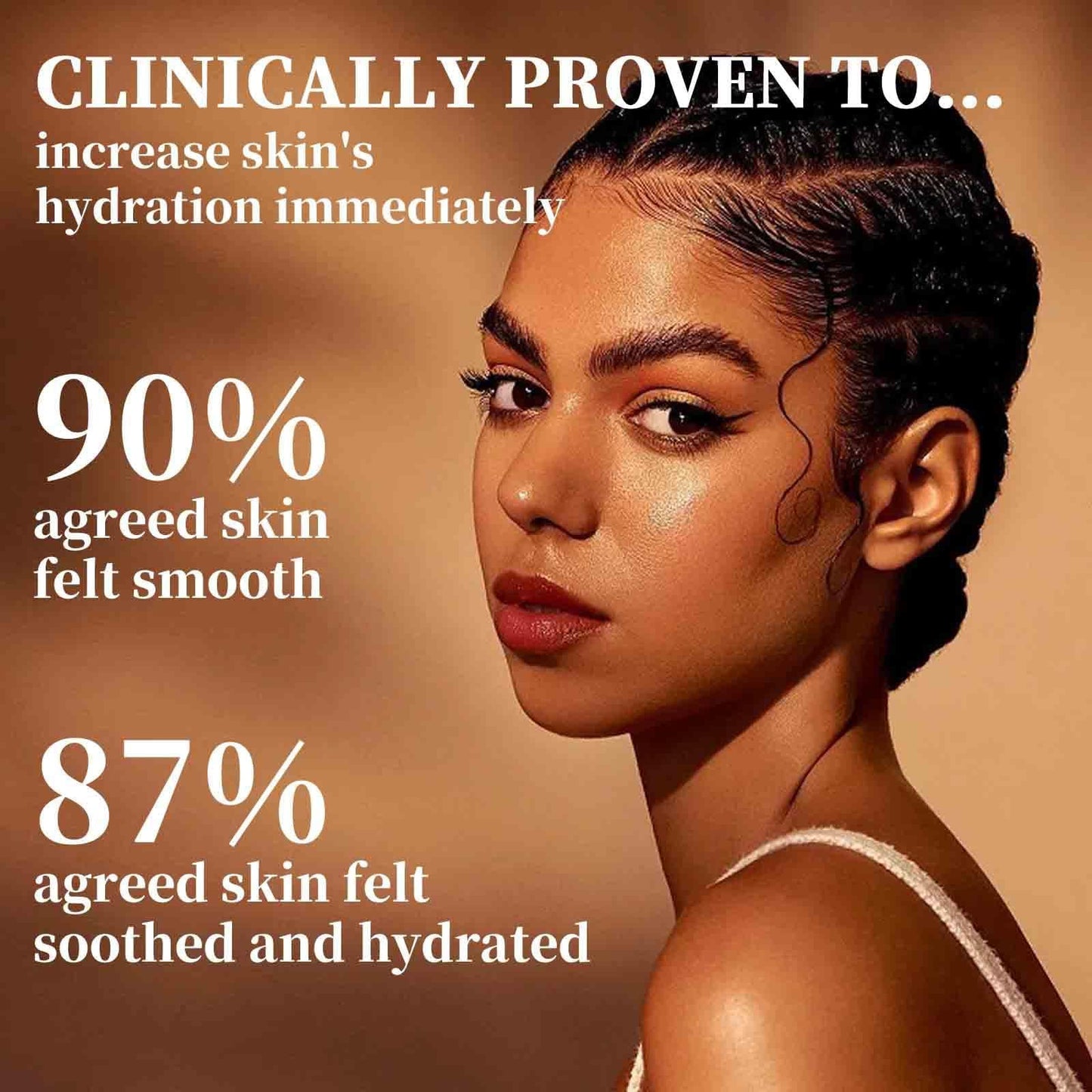 Bronzer Drops for Face & Body | Self-Tanning Peptide Serum with Anti-Aging & Anti-Pollution | Vegan Liquid Bronzer Drops, Cruelty-Free, Streak-Free Natural Glow