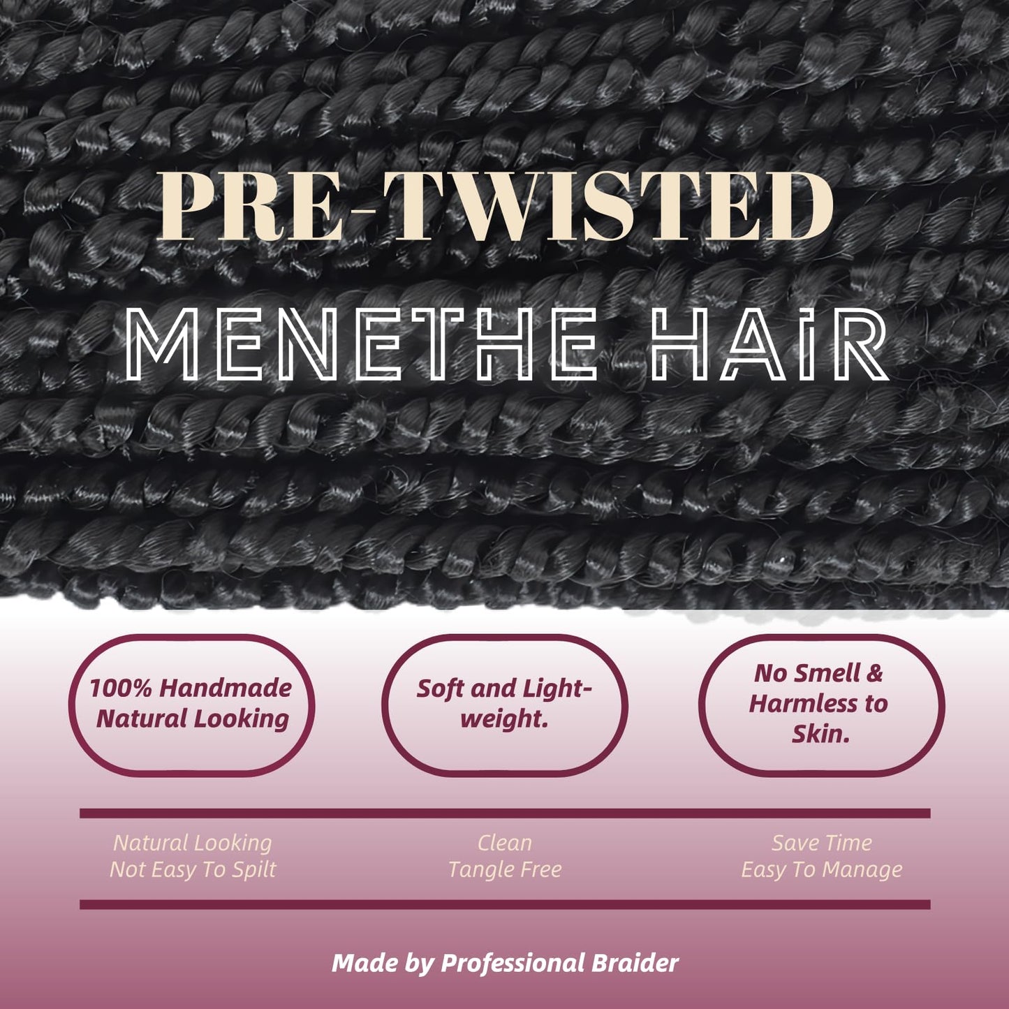 9 Packs Pre-Twisted Passion Twist Crochet Hair,24 Inch Natural Black Crochet Twists Pre Looped Long Passion Twist Crochet Braiding Hair Extensions for Black Women(24 Inch,1B#)