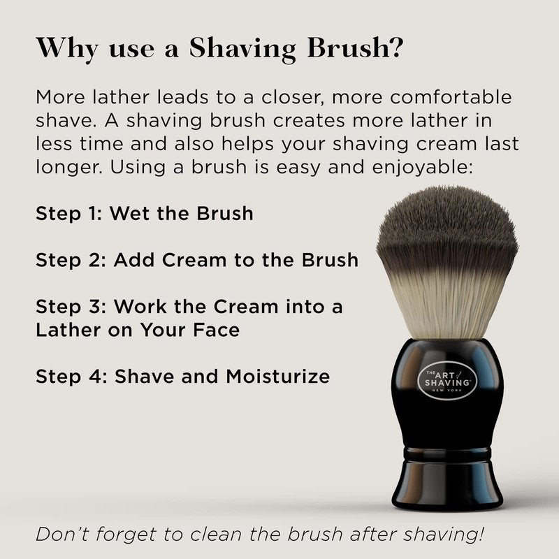 The Art of Shaving Sandalwood Shaving Cream for Men – Protects Against Irritation and Razor Burn – Hydrates and Nourishes Dry Skin – Clinically Tested for Sensitive Skin – 2.5 oz