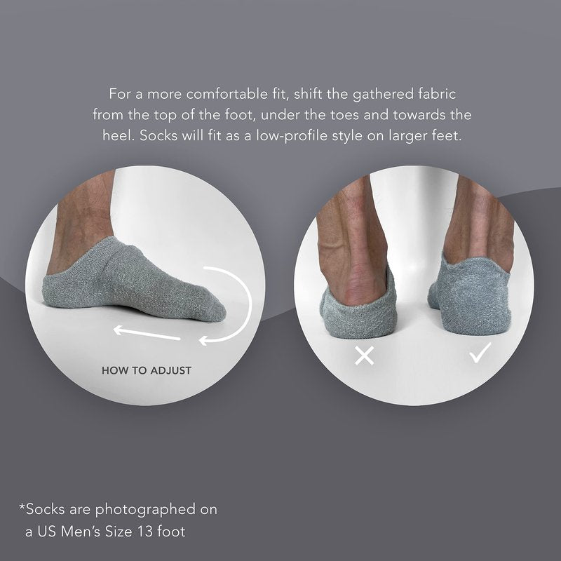 Barefoot Scientist Sleep On It Overnight Moisturizing Gel Socks, Nourish Your Feet, Sip Back & Relax, Pink and Champagne, 2 Pack