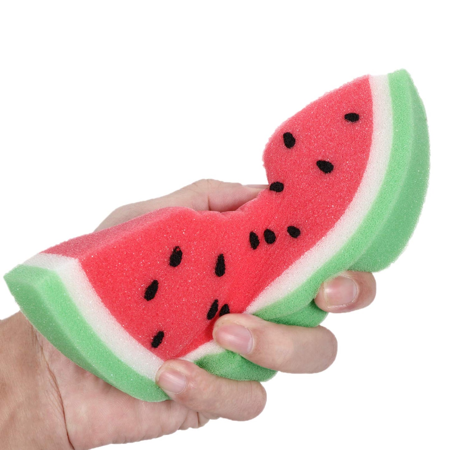 LALAFINA Fruit Bath Sponges, 4pcs Kids Cute Body Scrubbers Shower Cleansing Sponges for Bathing Accessories
