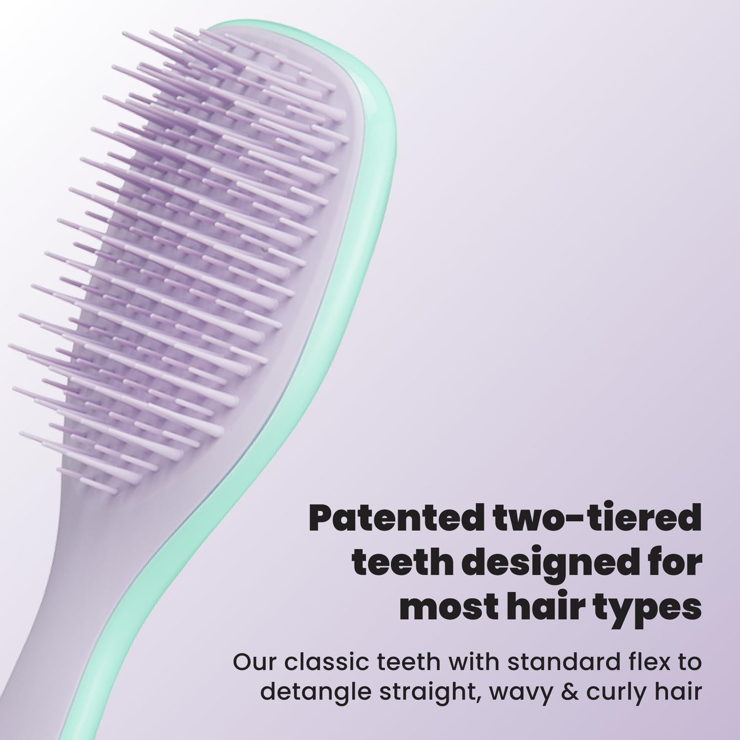 Tangle Teezer Ultimate Detangler Mini Hair Brush, Wisteria Leaf