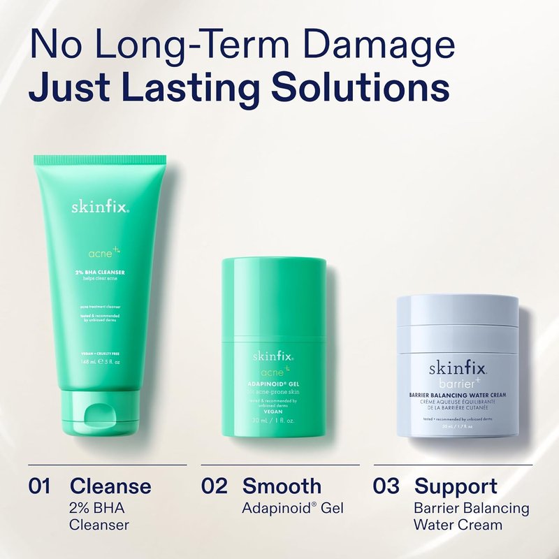 Skinfix Adapinoid Gel - Retinoid Serum for Acne-Prone Skin with Niacinamide | 1 oz - Reduces Redness & Improves Breakouts