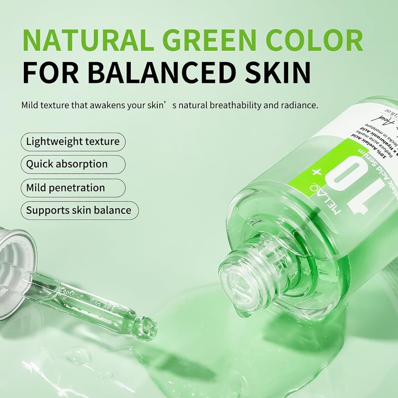 Azelaic Acid Face Serum - Soothing Hydration for Redness Relief | Centella Asiatica & Hyaluronic Acid - 1 Fl. Oz/30 Ml