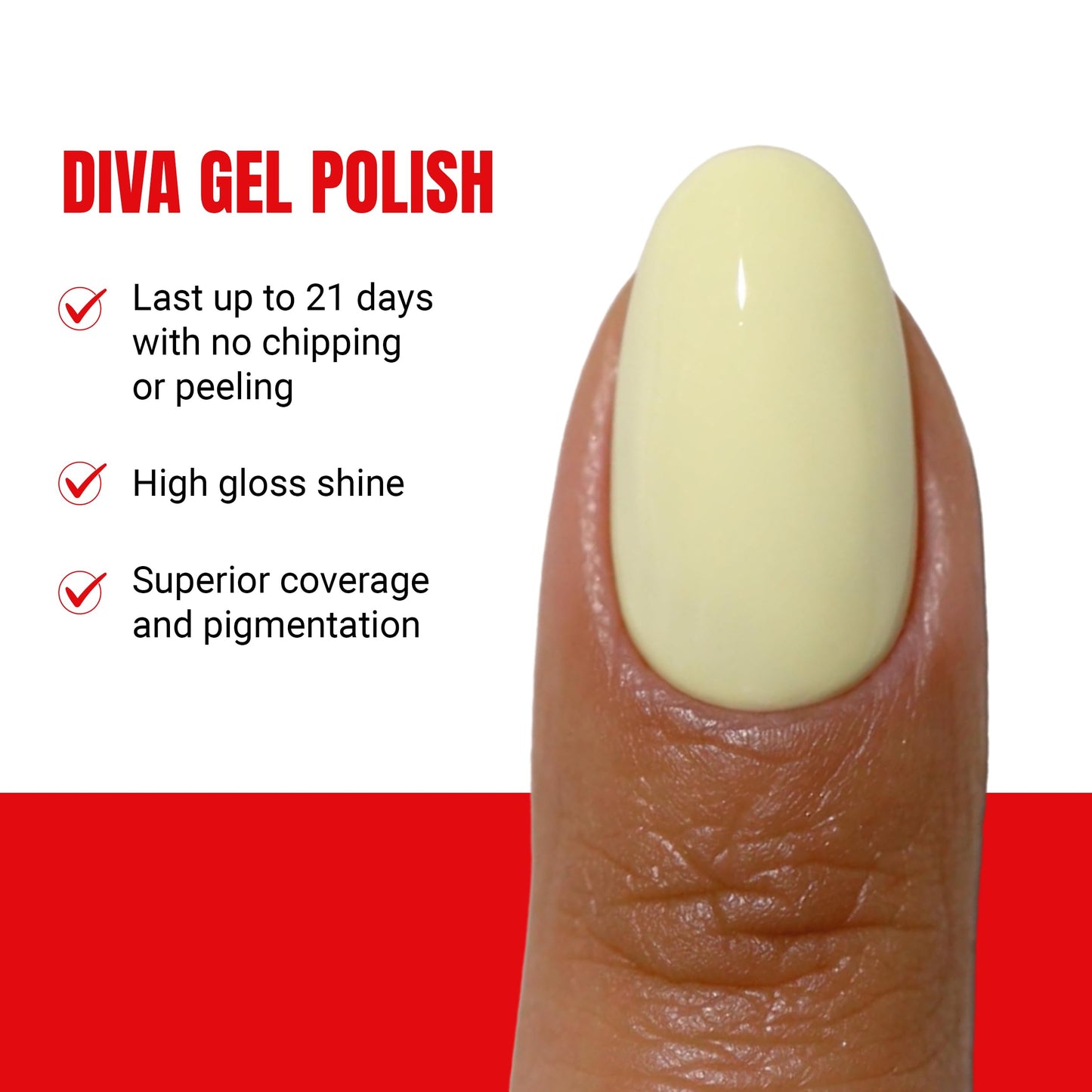 DND Gel Polish Set, Coquette Collection, UV/LED Gel Polish and Air Dry Nail Lacquer, Matching Chip-Free Polish Duo, 083 Lemon Sorbet, 0.5 Fl Oz