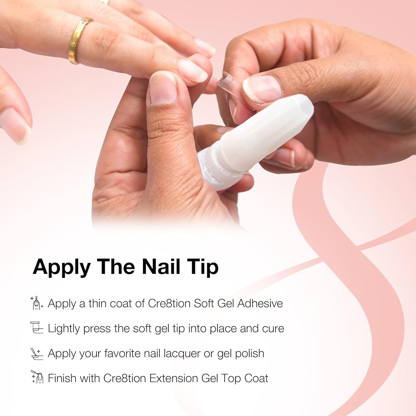Soft Gel Nail Tips - Short Coffin Shape | 602 Tips in 14 Sizes (00-9) for Professional Nail Extensions