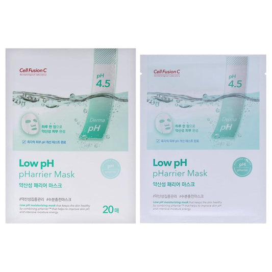 Cell Fusion C Low pH Pharrier Mask for Women - 20 Count Hydrating Facial Masks