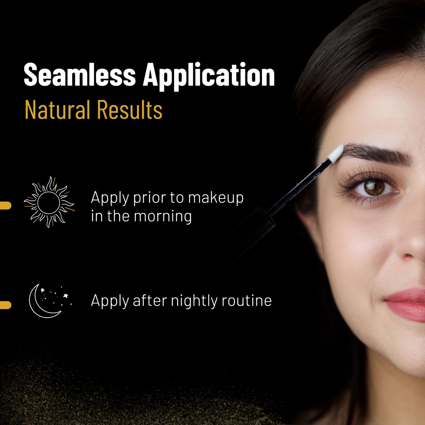 Azeze Eyebrow Growth Serum for Thicker Brows - Oil-free Brow Serum for Fuller Brows in 6 Weeks