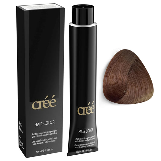 Cree Professional 7.13 - Bronze Permanent Hair Color - Long Lasting, Rich Vibrant - Gray Coverage 100ml - 3.4 fl.oz.
