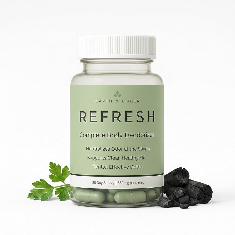 Internal Deodorant Supplement for Odor Control | Skin Health & Confidence Boost