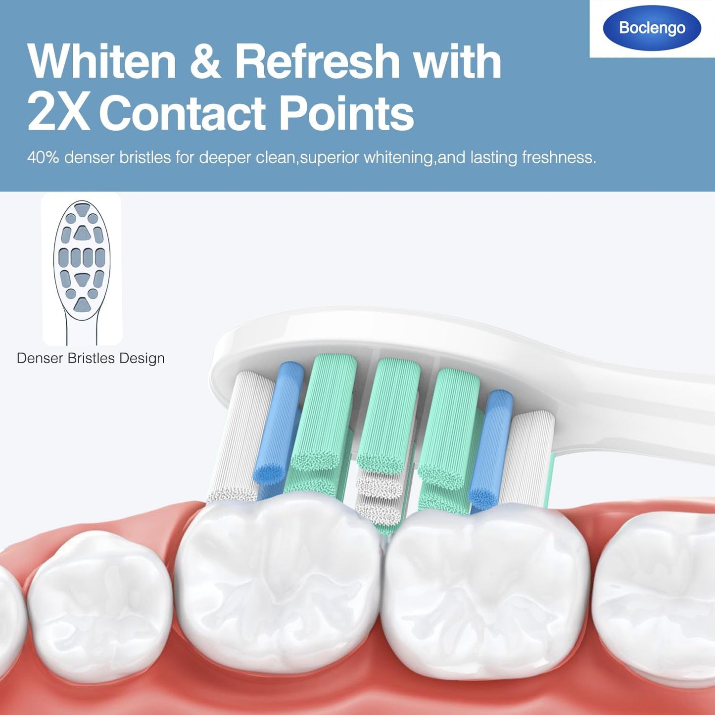 Philips Sonicare Replacement Toothbrush Heads - C2 & C1 Compatible Electric Brush Heads | 4-Pack