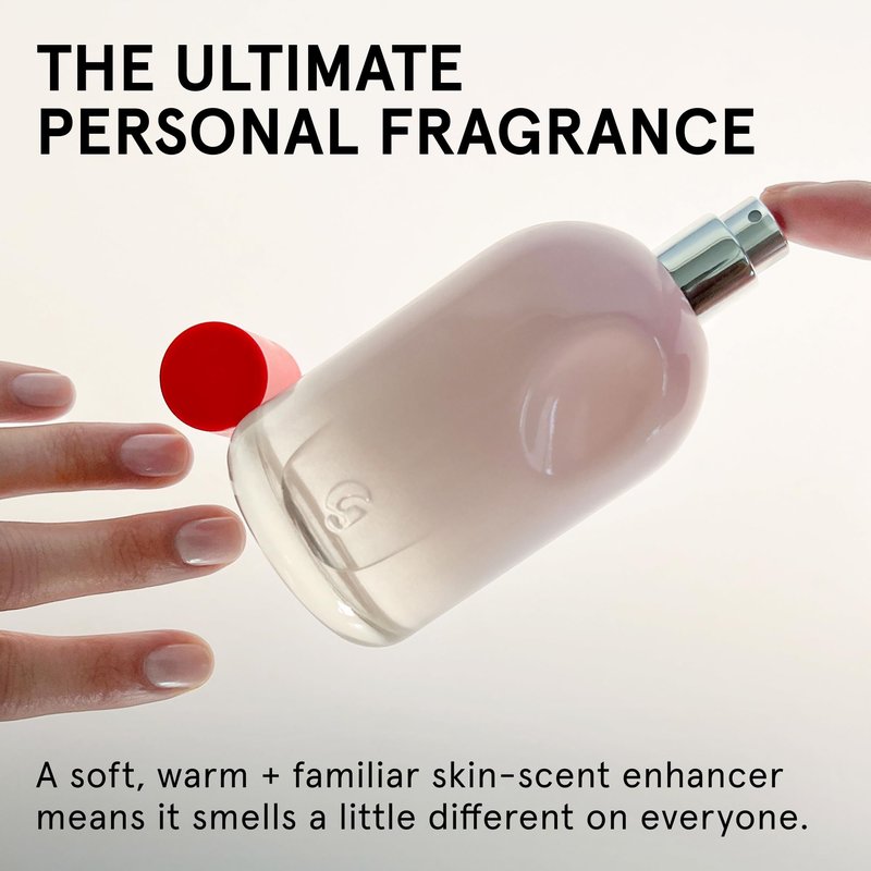 Glossier You Eau de Parfum - Unisex Fragrance for Men & Women, Skin-Scent Enhancer Smells Different on Everyone - Musky, Warm & Spicy Perfume with Pink Pepper, Iris & Ambrox Base Notes, Travel 8ml