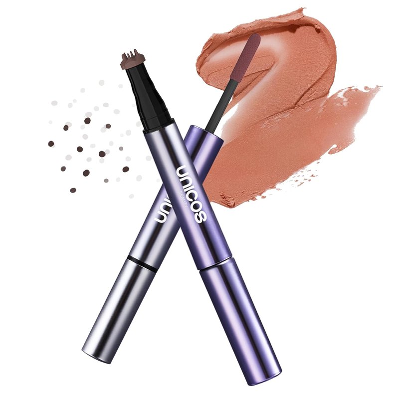 Freckle Stamp Pen - 2-in-1 Faux Freckle & Blush Makeup | Quick-Drying, Waterproof, Long-Lasting, Easy to Use
