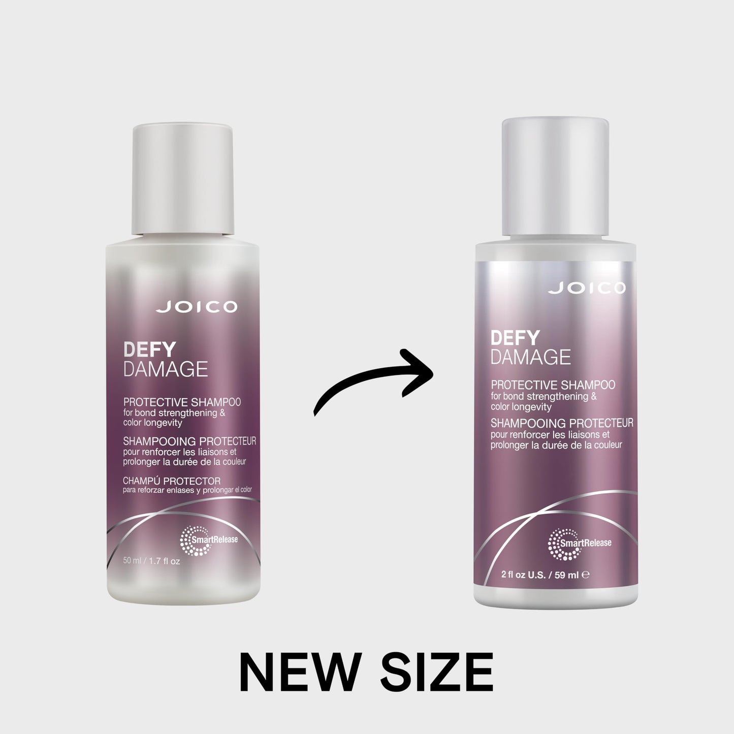 Joico Defy Damage Protective Shampoo | For Color-Treated Hair | Strengthen Bonds & Preserve Hair Color | With Moringa Seed Oil & Arginine