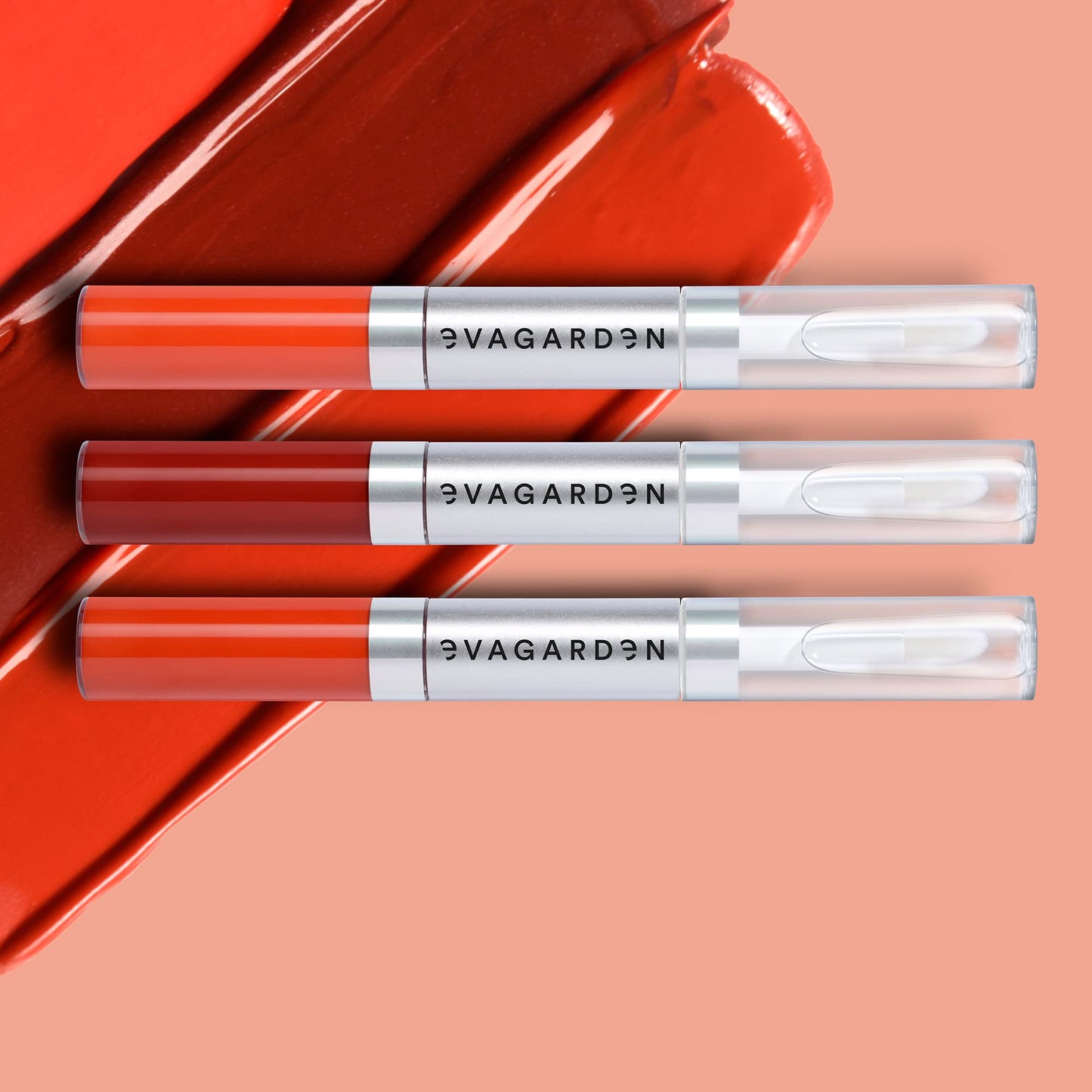 EVAGARDEN Ultra Lasting Lipstick - With Moisturizing Gloss - Long Wear, Perfect Adherence and Color Diffusion - Fast Drying and No-Transfer Effect - Non-Sticky Finish - 717 Crimson Red - 0.13 oz