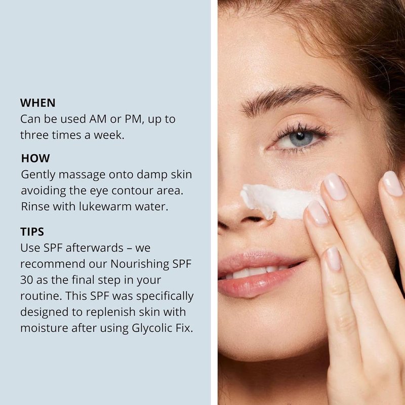 Glycolic Fix Scrub | 3% Glycolic Acid 3-in-1 Facial Exfoliator for Smooth, Radiant Skin - 2.5 fl oz