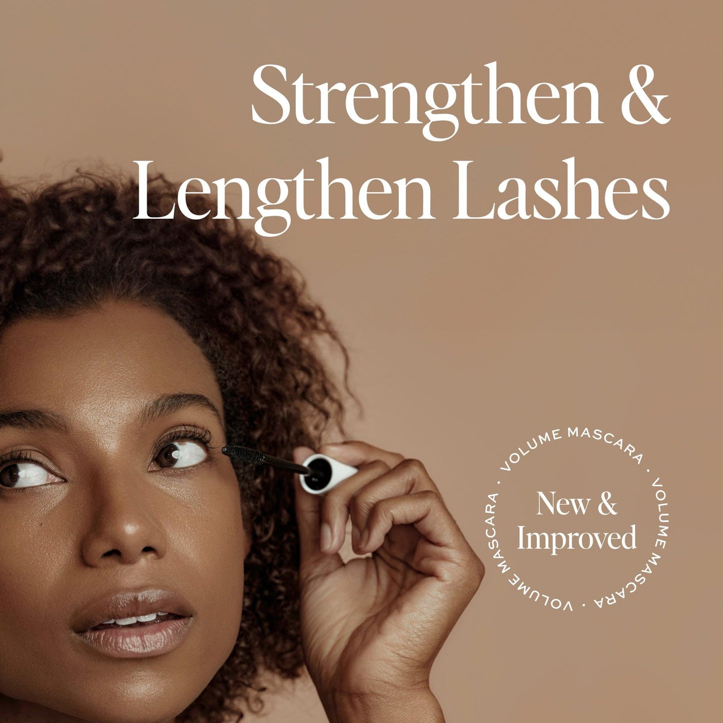 DIME Beauty Volume Boost Tubing Mascara, Smudge Proof, Clump Free Mascara for Fuller, Thicker Lashes - Buildable Length and Volume with Squalane and Cacao Extract - Clean, Vegan - Black 0.28 oz / 8g