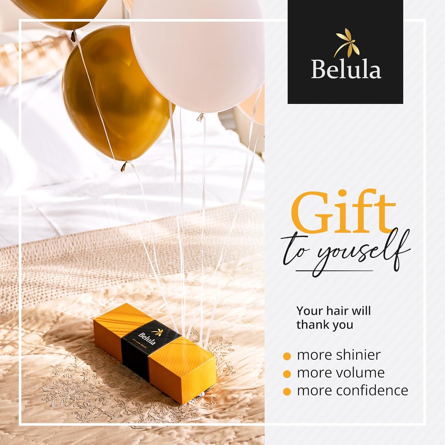 Belula 100% Boar Bristle Hair Brush Set - Soft Natural Bristles for Thin & Fine Hair | Includes Wooden Comb, Travel Bag & Spa Headband