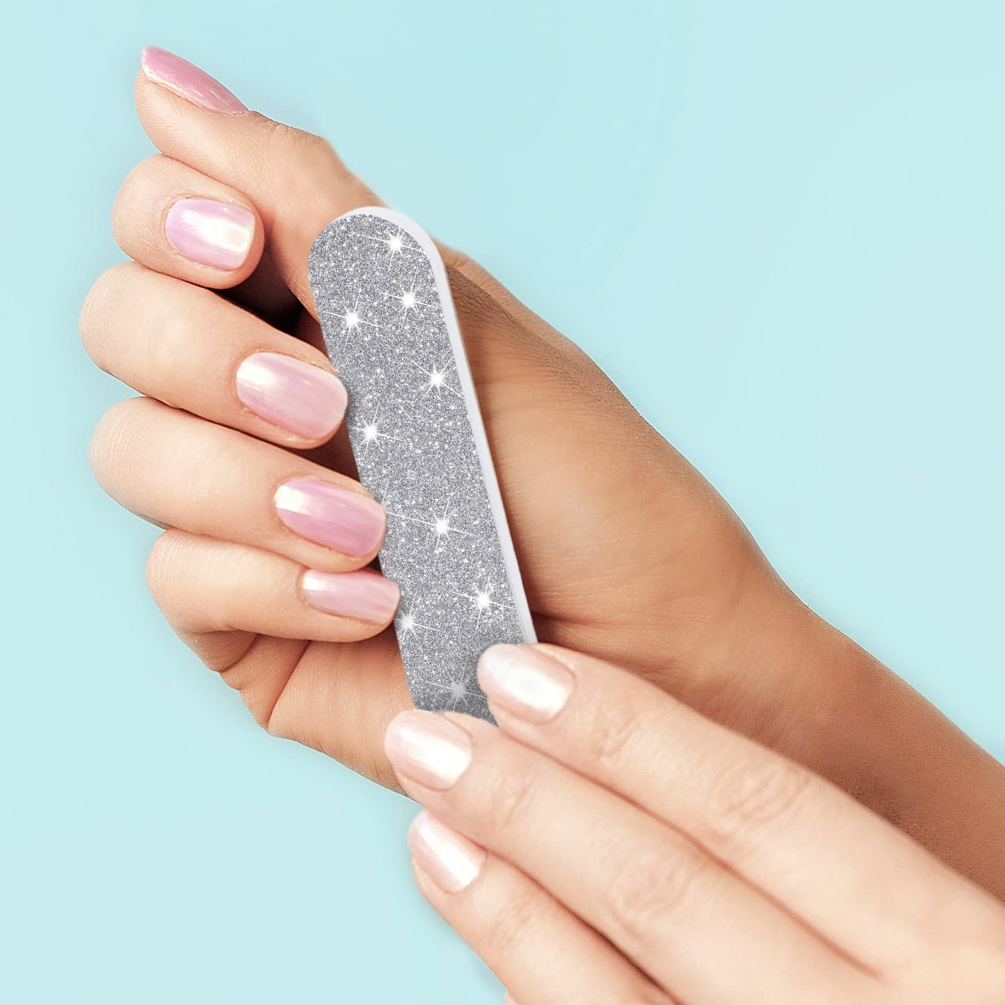Mudder 150 Pack Mini Nail Files Bulk, Double Sided Emery Boards for Nails, Disposable Small Gift Set, Colorful Grit Emery Files Tools for Fingernails Manicure Pedicure Shaping Buffing Smoothing Cute