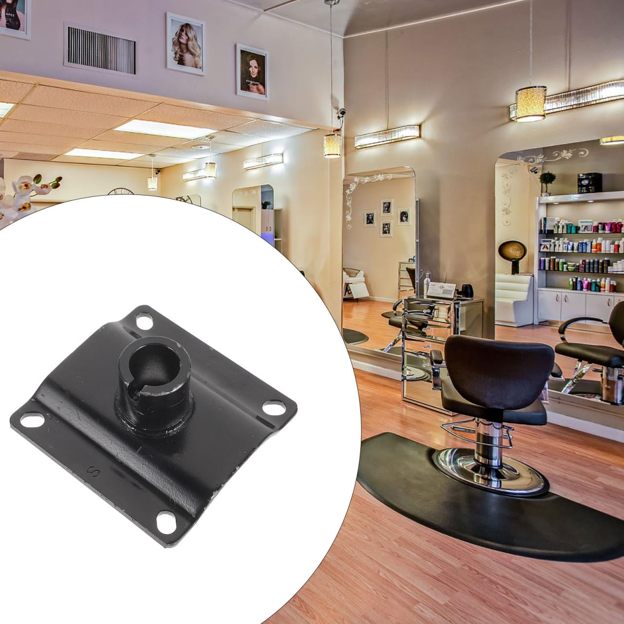 JECOMPRIS Barber Chair Accessories Barber Chair Replacement Hydraulic Connector Heavy-Duty Barber Salon Repair Sturdy Repair Repairing Part Connector Part