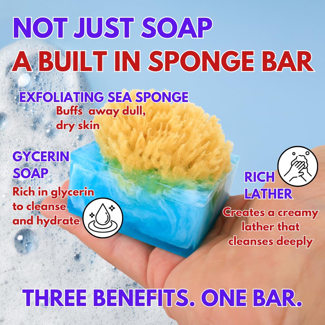 Primal Elements Facets of the Sea SpongeBar Soap (Pack of 2)