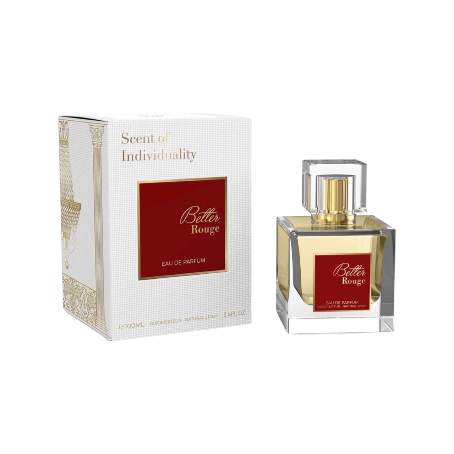 Milestone Better Rouge - Eau de Parfum Vaporisateur Spray - Long Lasting EDP | 100 ml