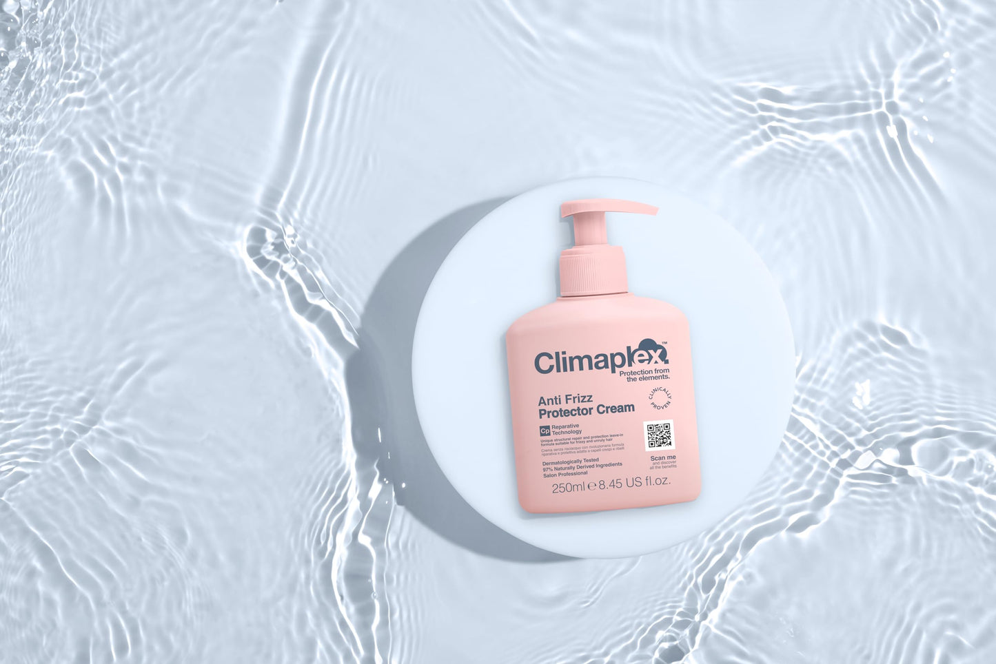 Climaplex Anti Frizz Protector Cream - Shields from Heat and UV Damage - Promotes Healthy Scalp - Soothes and Improves Shine - Leaves Hair Silky Smooth - Vegan Friendly and Cruelty Free - 8.45 oz