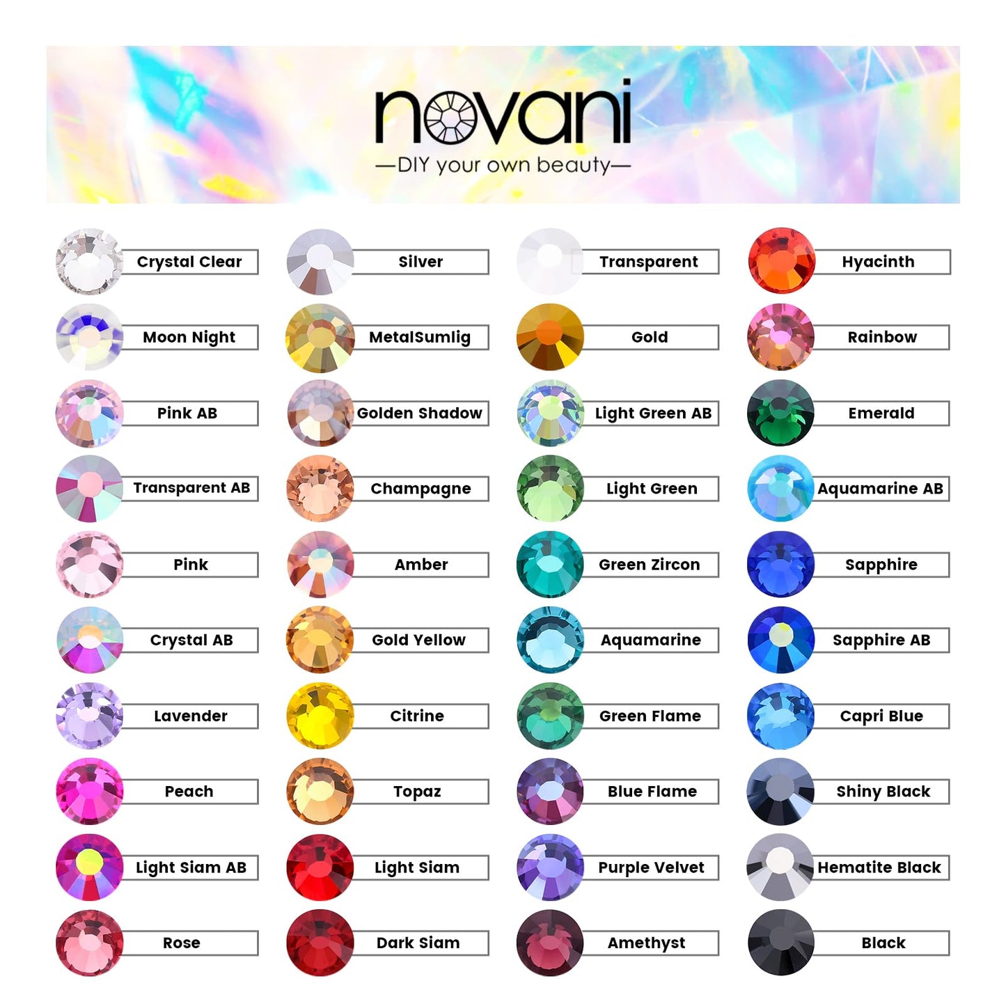 Novani Pink AB Rhinestones Glass Rhinestone for Crafts Flatback Crystals Gems and Rhinestones for Nails Art Makeup Face Clothes Shoes Decoration DIY(SS20, 1440pcs, Pink AB)