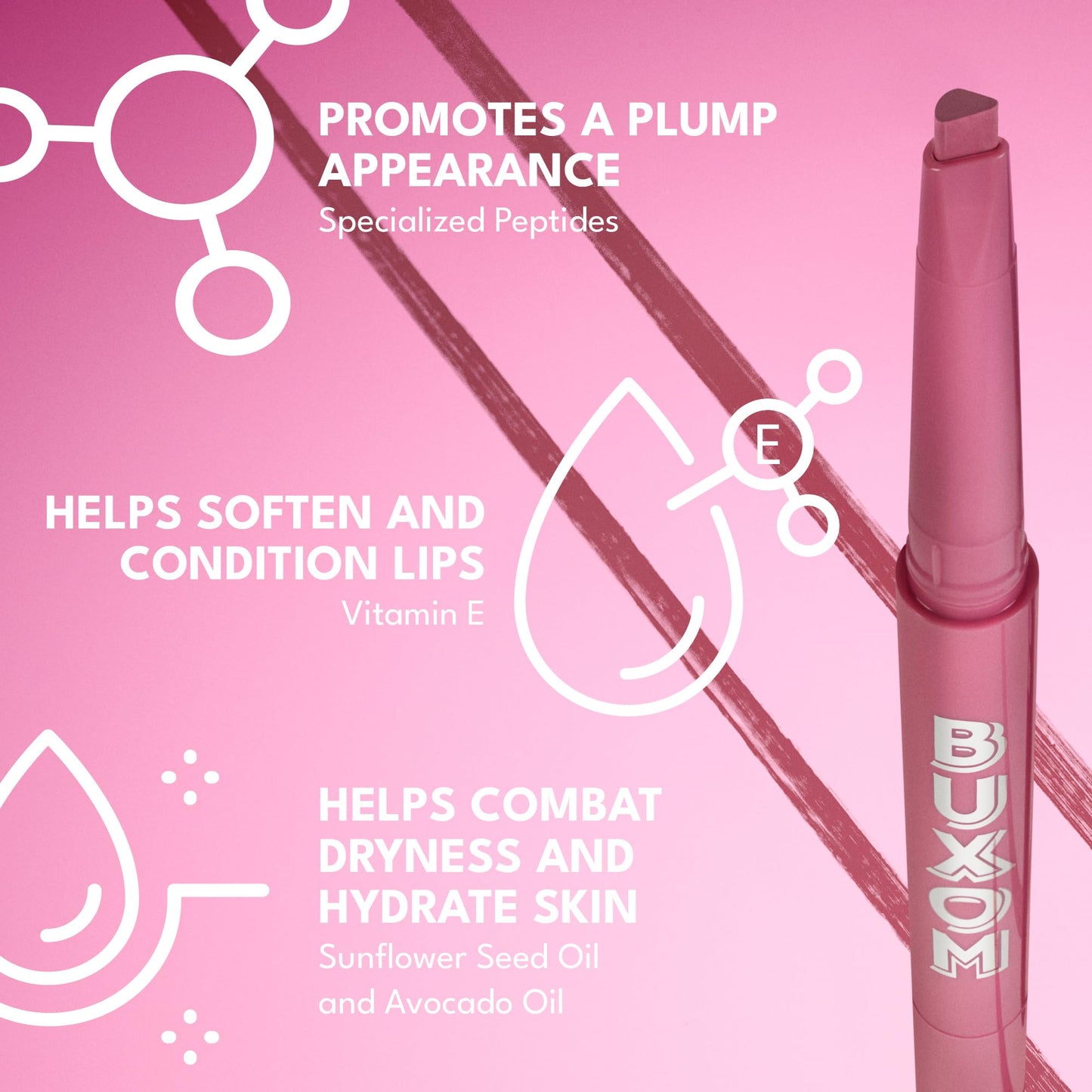 BUXOM Power Line Plumping Lip Liner, Smooth Spice