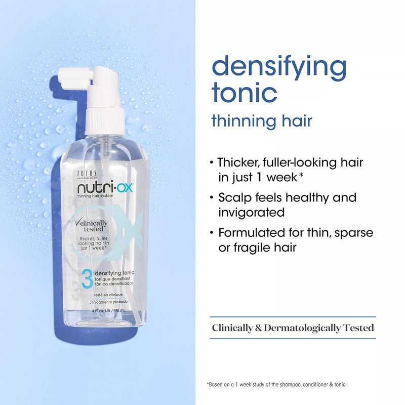 NUTRI-OX Thinning Hair Starter Kit - Thicker, Fuller-Looking Hair | Peppermint | 30-Day Supply