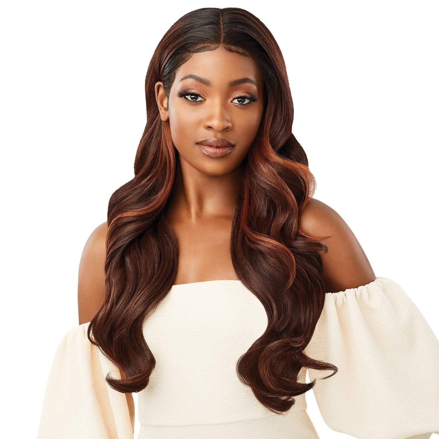 Outre melted Hairline Lace Front Wig Frontal Effect Hairline HD Transparent Lace SERAPHINE (1B)