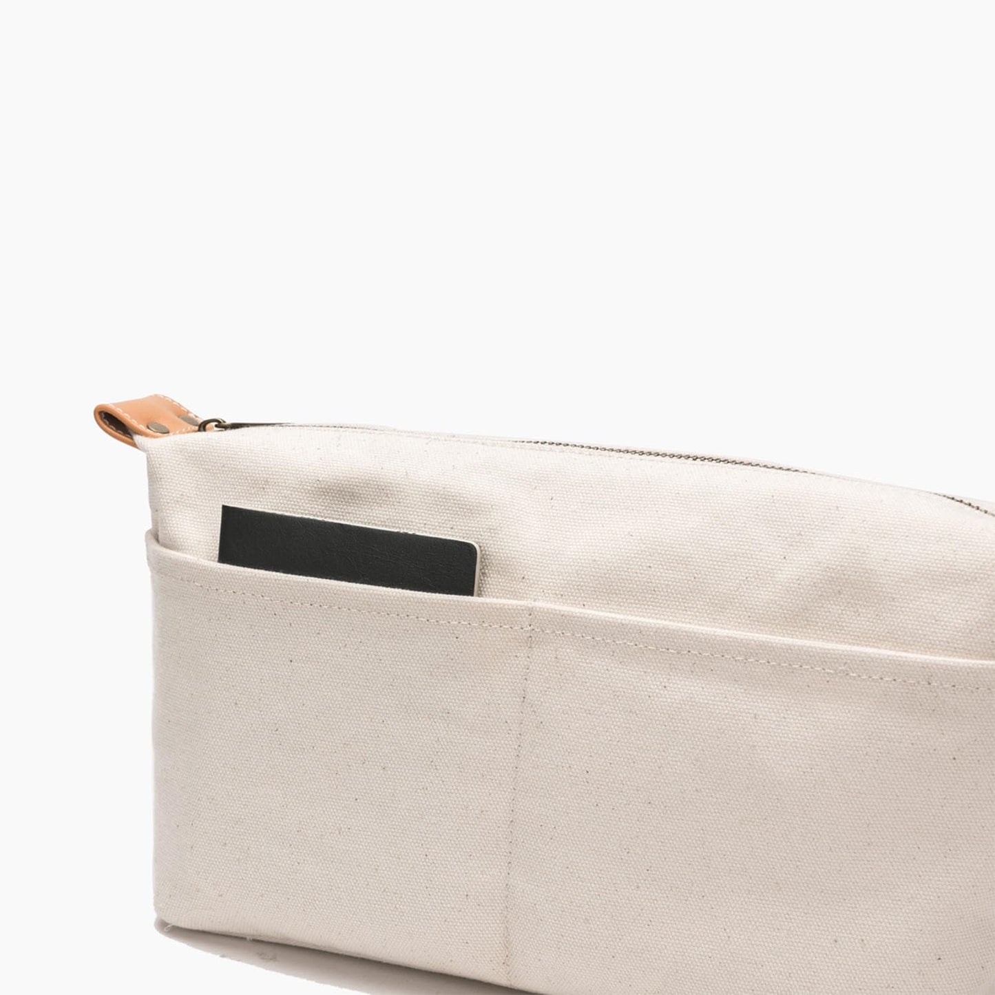 YONBEN Insert Storage Bag Purse Organizer and Cosmetic Travel Bags for Women Makeup Bag with Compartments Three Sizes Cotton Canvas built-in compartments functiona and fashionable