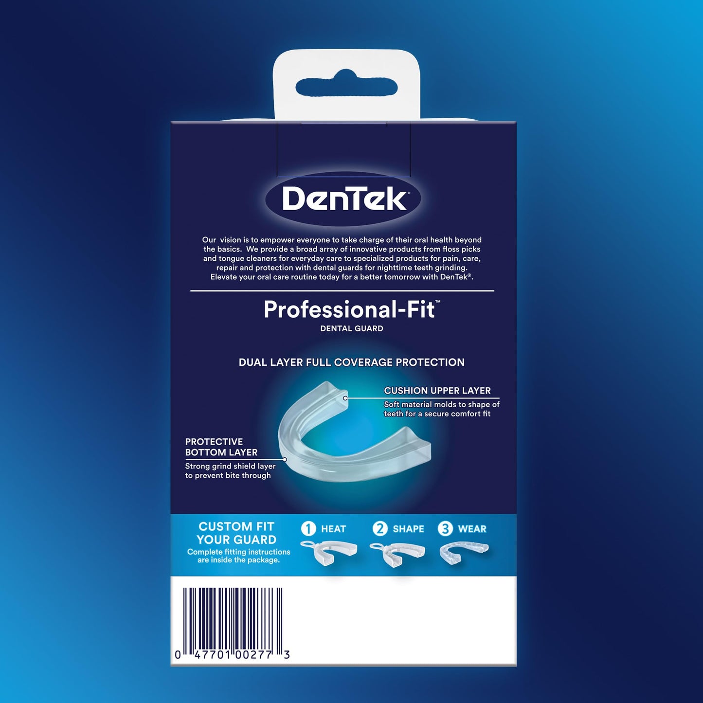 DenTek Professional-Fit, Maximum Protection Dental Guard for Teeth Grinding and Efferdent Anti-Bacterial Cleanser Tablet, 90ct