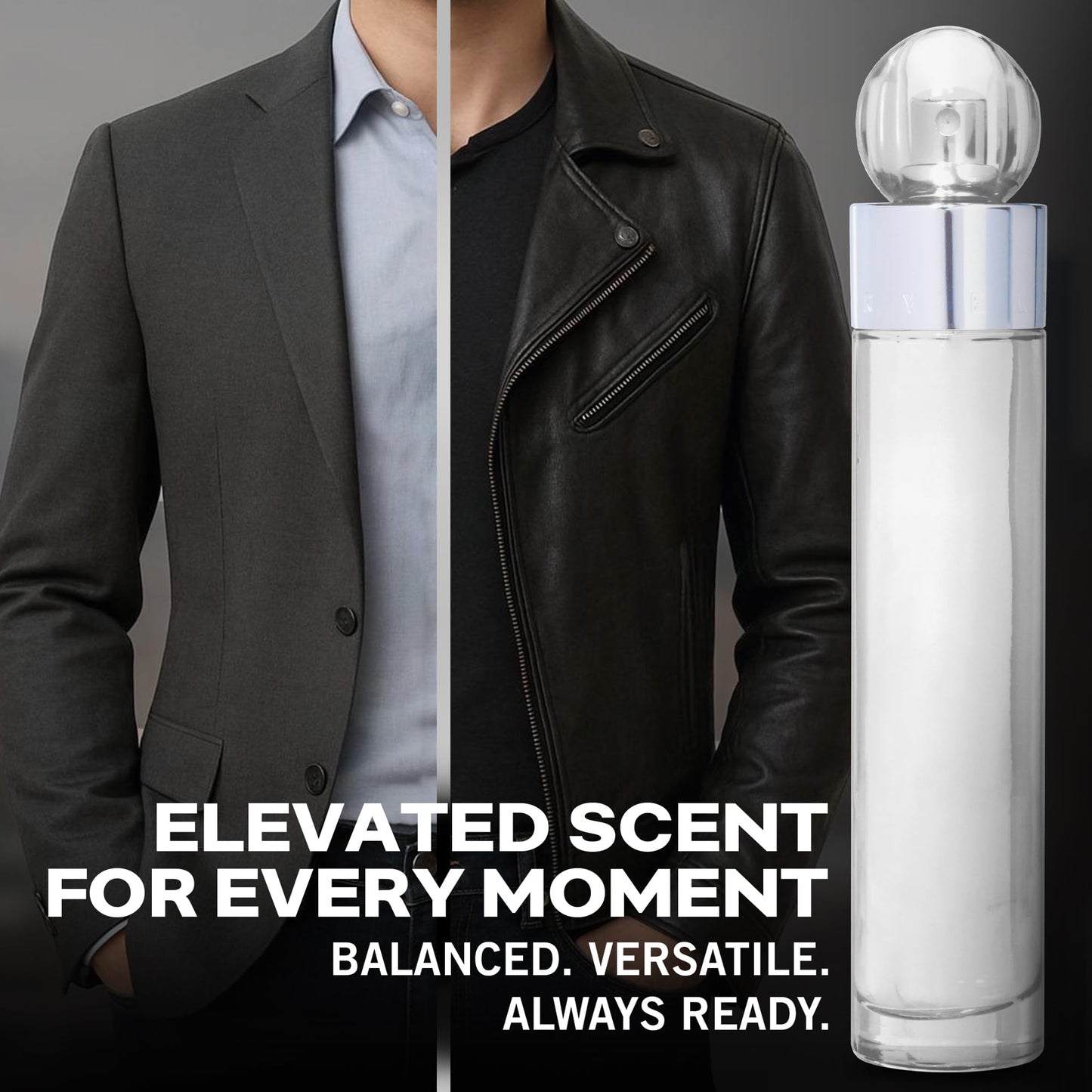 Perry Ellis 360° White Eau De Toilette Spray for Men - Mens Cologne, Long Lasting Perfume, EDT, Fragrance with Notes of Cedar Wood, Cardamom & Vanilla - 3.4 fl oz (100 mL)
