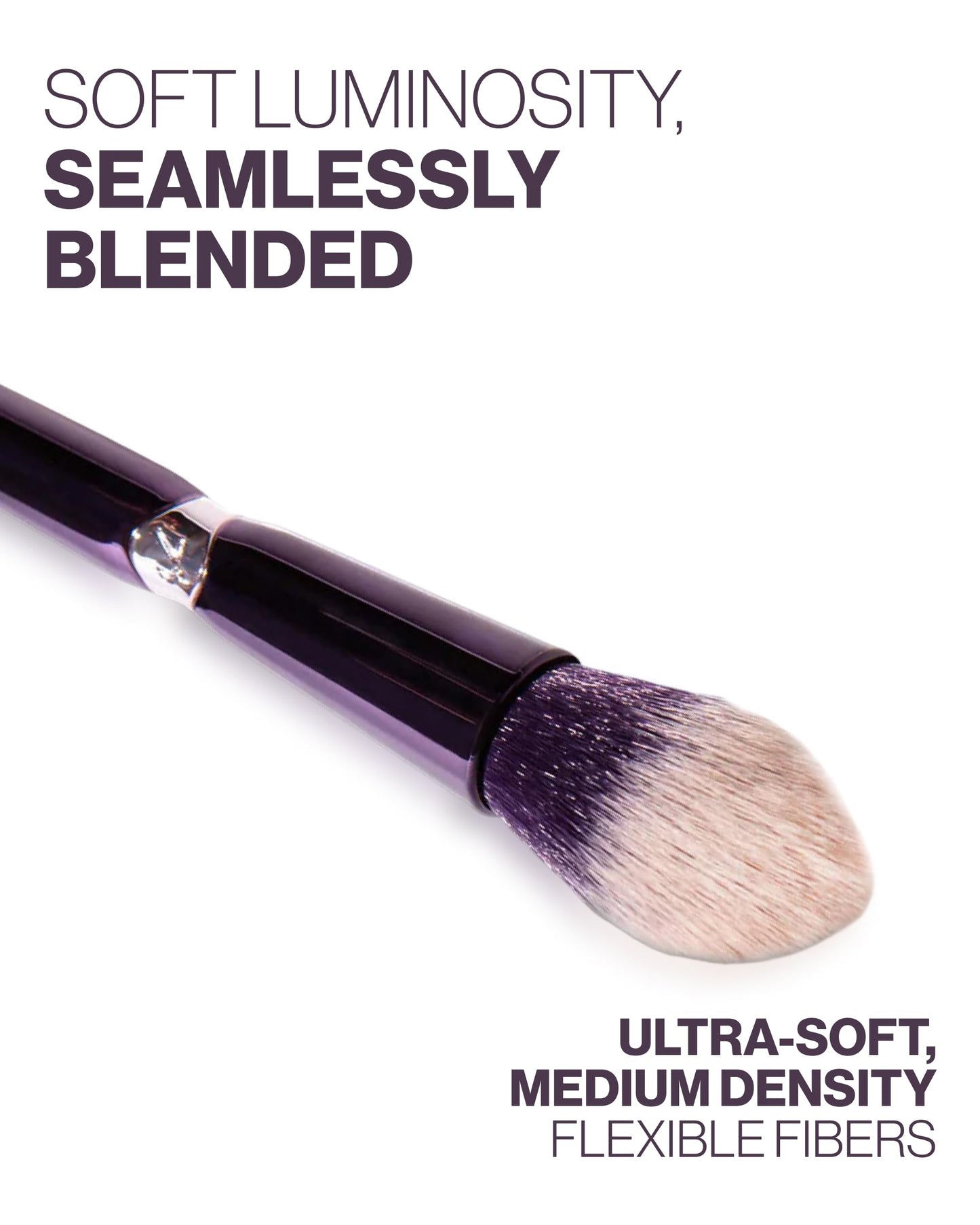 Anisa Beauty Tapered Highlighter Makeup Brush | Ultra-Soft Professional Highlight & Setting Powder Brush for Lightweight, Luminous Application | Vegan & Cruelty-Free