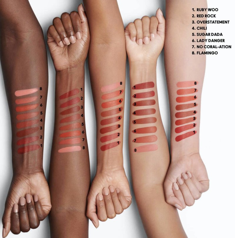 MAC Macximal Silky Matte Lipstick Overstatement, 0.12 Ounce (Pack of 1), Orange