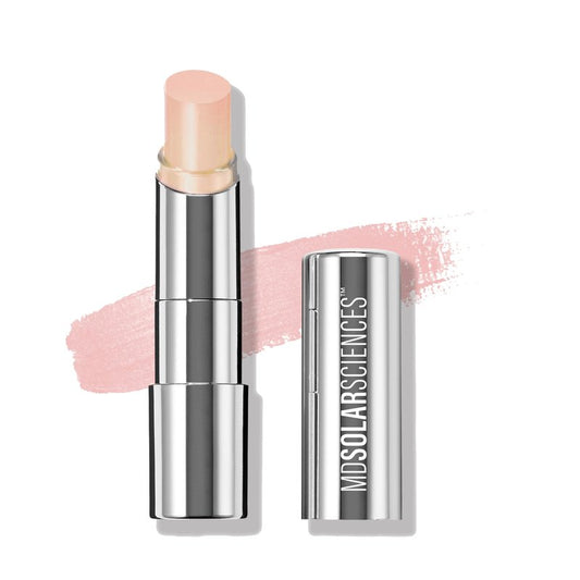 MDSolarSciences Tinted Sheer Lip Balm SPF 30 | Hydrating Lip Sunscreen | Shea Butter, Jojoba & Avocado Oils | Moisturizing, Vegan, & Clean| 0.15 oz, Natural pH Reactive Color Shimmer