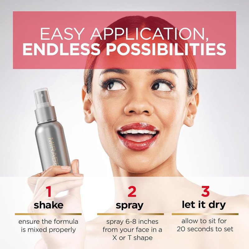 Mirabella Bulletproof Matte Setting Spray - Long-Lasting Makeup Finishing Spray for Oily Skin | Weightless Formula