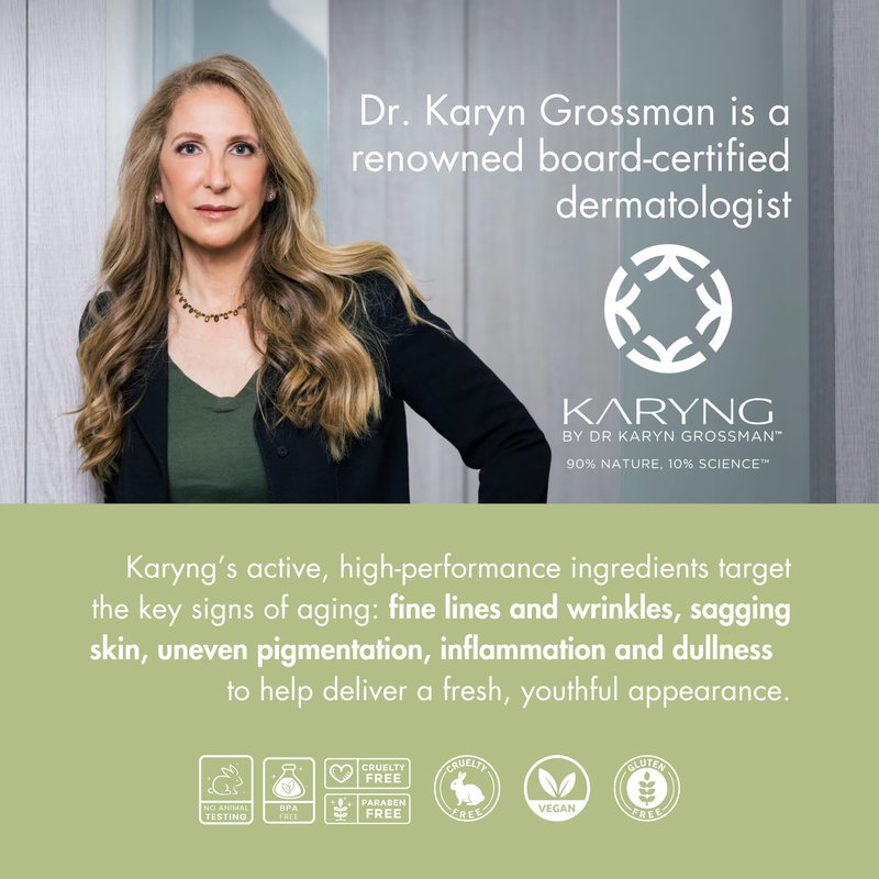 Karyng Replenishing Cleanser, Gentle Hydrating Face Wash with Coconut Oil, Soothing Daily Facial Cleanser for Dry, Sensitive and Mature Skin, Fragrance Free, 3.4 oz