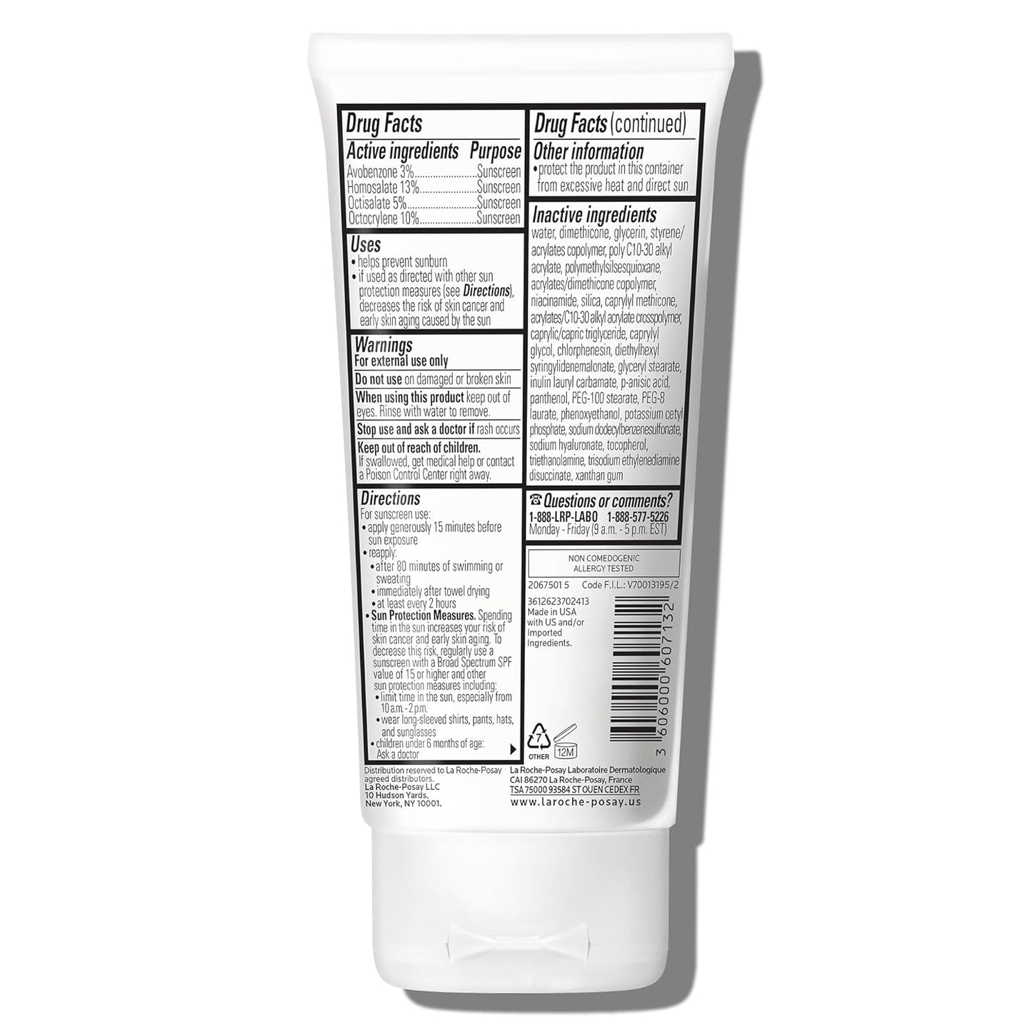 La Roche-Posay Anthelios Kids Sunscreen SPF 50 - Gentle, Broad Spectrum, Pediatrician Tested | Non-Comedogenic, Oil-Free